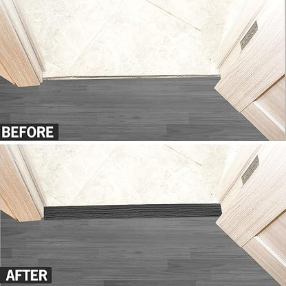 20Ft Floor Transition Strip Self Adhesive Vinyl Cover Floor Strip Flat Divider - Image 4