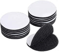 BRAVESHINE 12PCS Industrial-Strength Hook and Loop Fasteners - Double Sided Sticky Tapes - Anti Slip Rug Gripper Tapes Carpet Stickers for Home Office Use - Round Adhesive Wall Mounting Tape 1.5inch