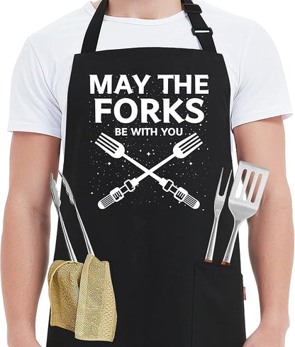 Kaidouma Funny Grill Aprons for Men by Kaidouma