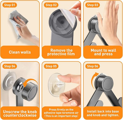 4 PCS Adjustable Pot Lid Holder, No Drill Adhesive Mount, Pot Lid Organizer - Image 7