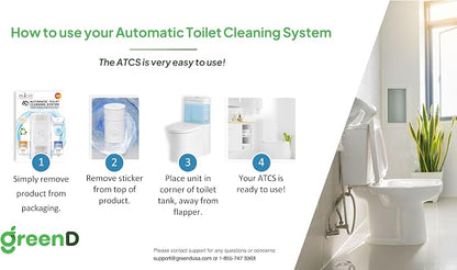 MGICAN Patented Automatic Toilet Cleaning System | Non-Toxic | Bleach Free & - Image 8