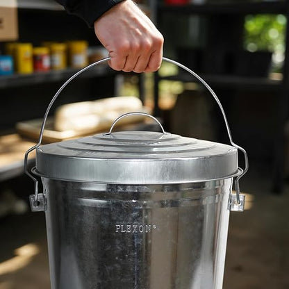 Plexon 6 Gallon Small Metal Trash Can - Image 6