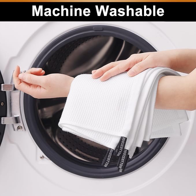 Homaxy 100% Cotton Waffle Weave Kitchen Towels - Image 5