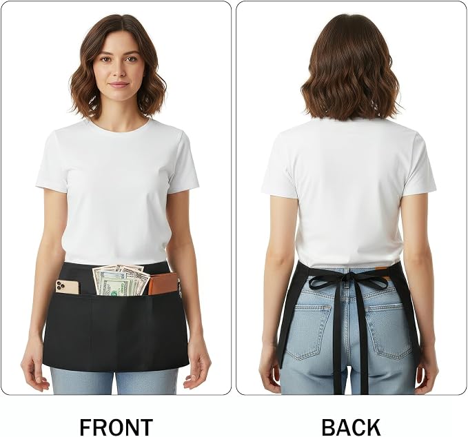 BOHARERS 3 Pack Waitress Aprons - Image 4