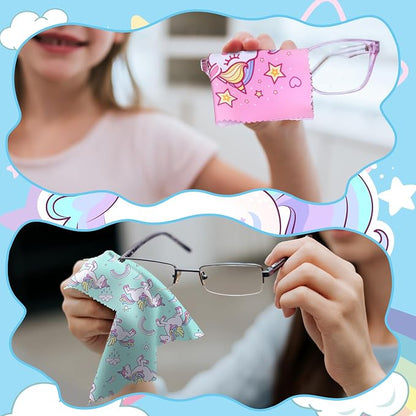 Sinmoe 20 Pcs Microfiber Cleaning Cloth Cute Unicorn Design Microfiber Soft - Image 5
