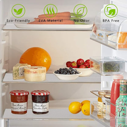 Kitchen Shelf Liner Drawer Liners, Non-Adhesive Refrigerator Liners Waterproof - Image 5