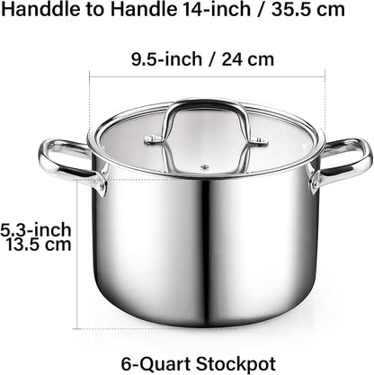 Cook N Home Stainless Steel Stockpot - Image 8