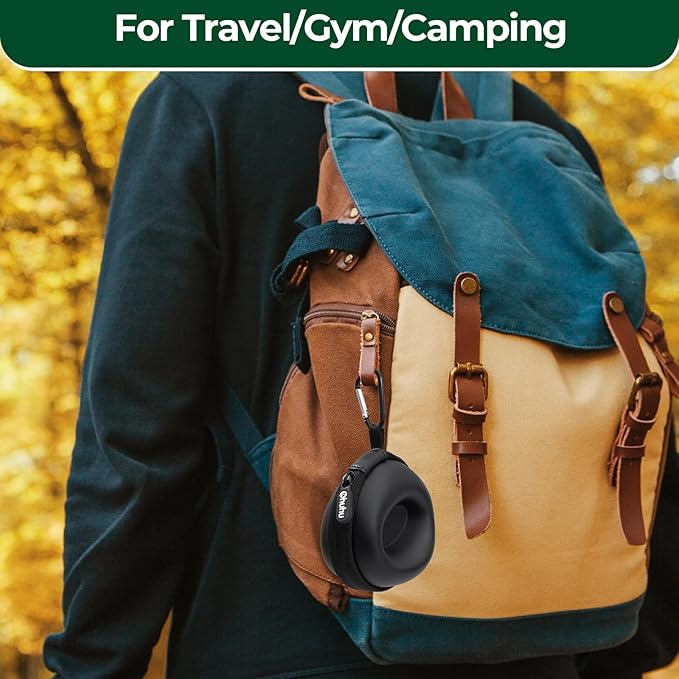 Ohuhu Watch Travel Case for Men Portable Single Watch Box and Storage Organizer for Wristwatches and Smart Watches Heightened Version up to 56mm Men Women for lover Fathers Day