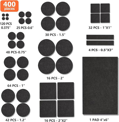Felt Furniture Pads 400 Pieces, Furniture Pads - Image 3