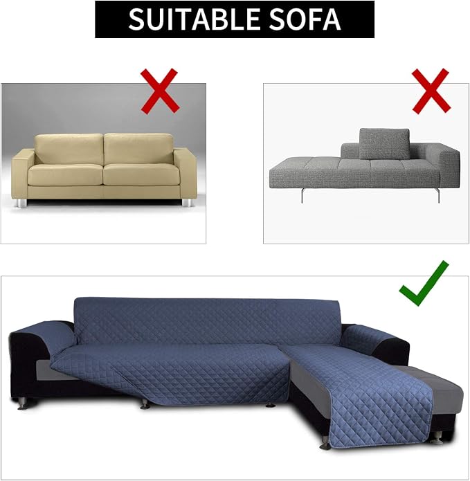 Easy-Going Sofa Slipcover L Shape Sofa Cover Sectional Couch Cover Furniture - Image 4