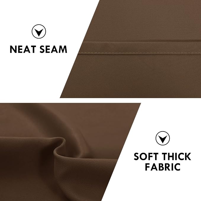 DWCN Blackout Curtains for Bedroom – Rod Pocket Thermal Insulated Noise - Image 6