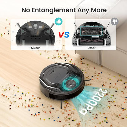 Lefant Robot Vacuum Cleaner M210 Pro, 2200Pa Suction, 120 Min Self-Charging - Image 6