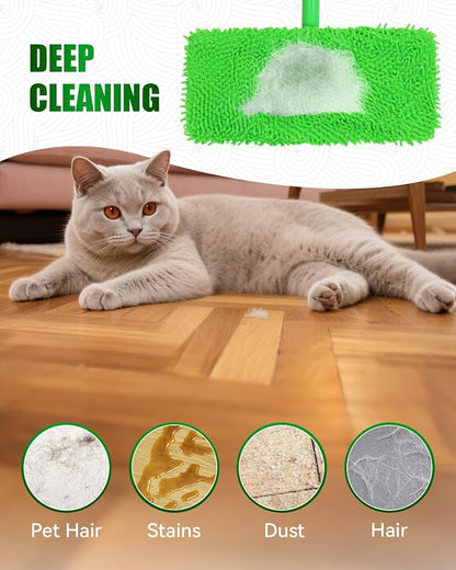 Reusable Microfiber Mop Pads Compatible - Image 4