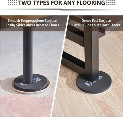 CO-Z Felt Furniture Sliders - Image 2