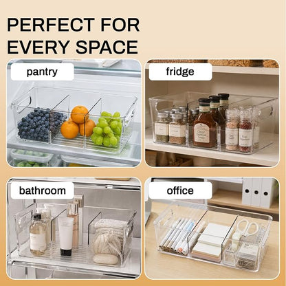 Mpotmiy 6 Pack Pantry Organizers and Storage, Fridge Organization and Storage - Image 7