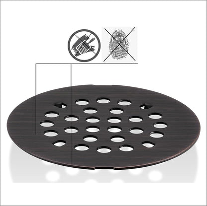 rrajj 4-1/4 Inch Round Snap-in Shower Floor Drain Cover Replacement Cover - Image 3