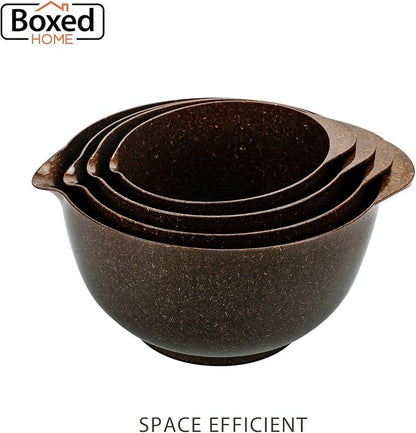 BoxedHome 4 Quart Large Plastic Mixing Bowls, Microwave Safe Mixing Bowl Set - Image 6