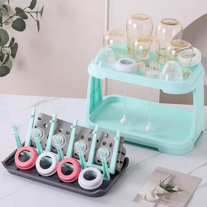 Baby Bottle Drying Rack:Space Saving Standing Drying Rack - Image 3
