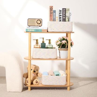 MiniArk Small Storage Baskets for Organizing | Closet Organizer Bins | Shelf - Image 6