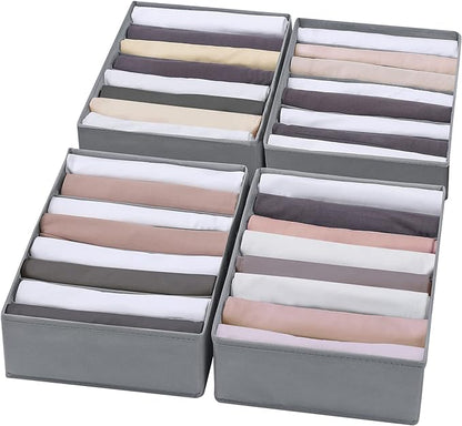 4 Packs T-shirt Drawer Organizers by Coorganisers