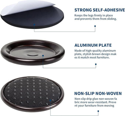Ezprotekt 1 5/8" Round Non Slip Furniture Pads - Image 2