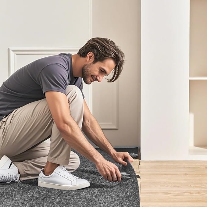 VEVOR Rug Pad Without Slip Resistance, Protective Cushioning Carpet Pad - Image 8