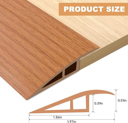 Vinyl Door Threshold Flooring Transition Strip Self Adhesive Carpet Edging Strip - Image 2