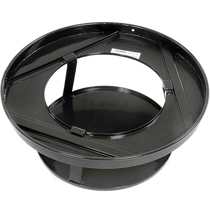 Global Industrial 24 Gallon Heavy-Duty Outdoor Metal Slatted Round Trash - Image 6