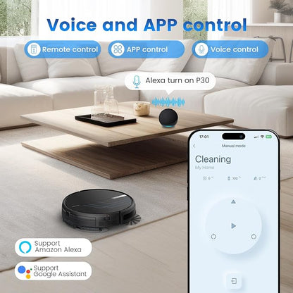 AIRROBO Robot Vacuum and Mop, 3000Pa Powerful Suction Robot Vacuum Cleaner - Image 6