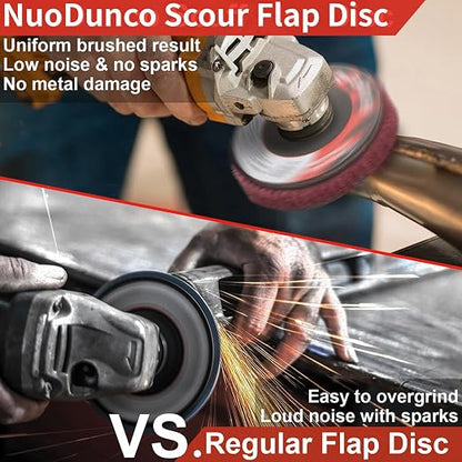 10Pcs 320 Grit Scour Flap Disc 4 1/2 Inch Angle Grinder Attachment General - Image 4