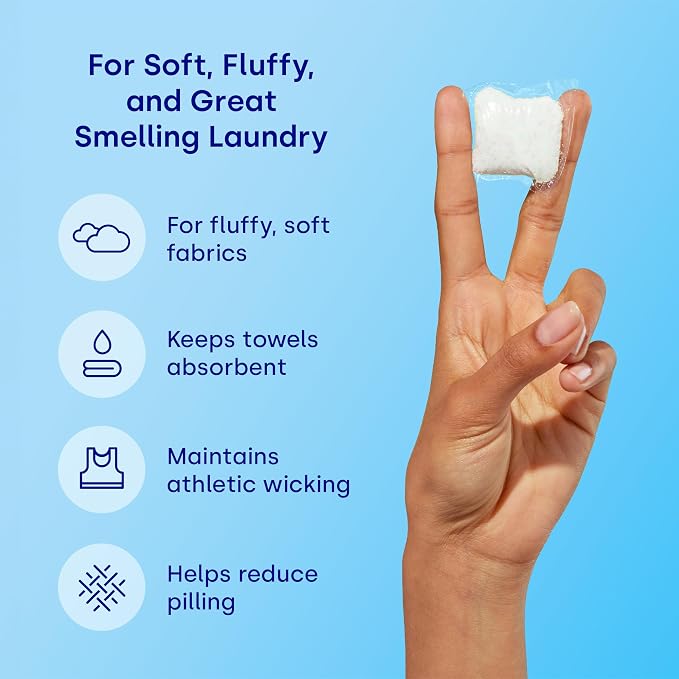 Dropps Laundry Fabric Softener Pods, Crisp Breeze - Image 3