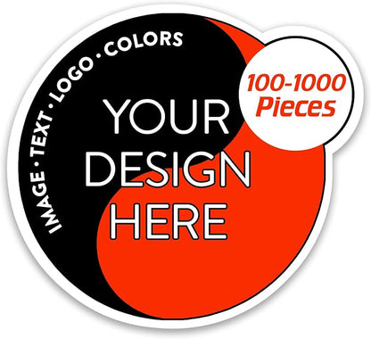 5-1000 Custom Vinyl Stickers by DayStarCustomDesigns