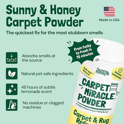 Sunny & Honey Carpet Deodorizer Powder - 20 Oz - Image 2