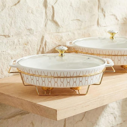 11" x 7.5" Ceramic Oval Casserole Dish - Image 6