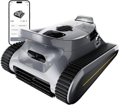 Cordless Robotic Pool Cleaner -Pool Vacuum 180W Brushless Motor, 000Pa Suction by RERIOU
