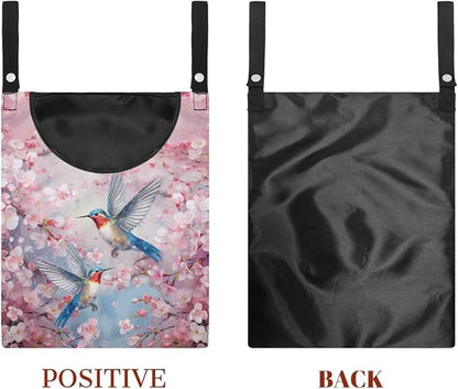 Pin Bag, Hummingbird Print Clothes Pin Hanging Bag Clothespin Storage Organizer - Image 7