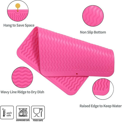 Silicone Dish Drying Mat for Multiple Usage, Easy clean, Eco-friendly, - Image 3