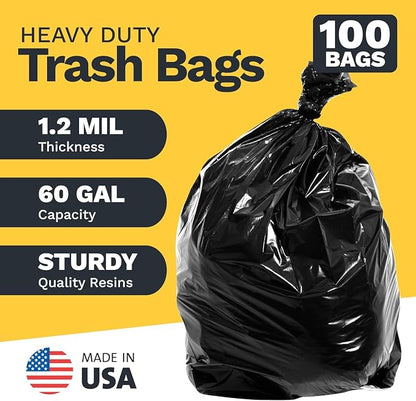 ToughBag 55 Gallon Trash Bags Heavy Duty - Image 3