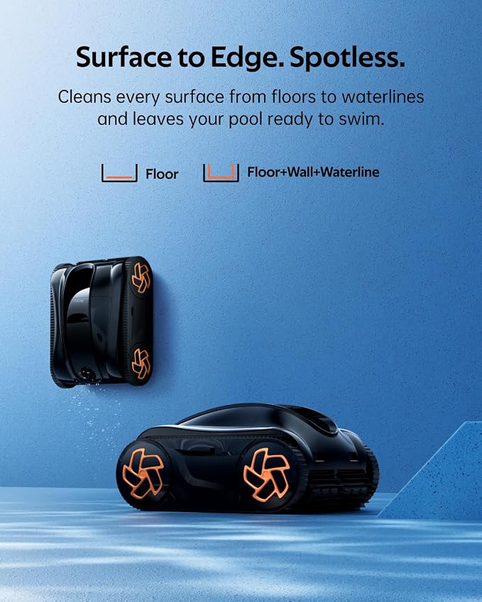 iGarden Pool Cleaner K80, 8H Runtime, Robotic Cordless Pool Vacuum, Smart - Image 5