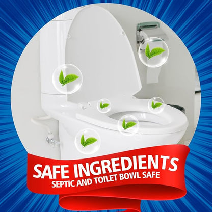 USKICH 20 Pack Toilet Bowl Cleaner Tablets, Long-Lasting Household Toilet - Image 5