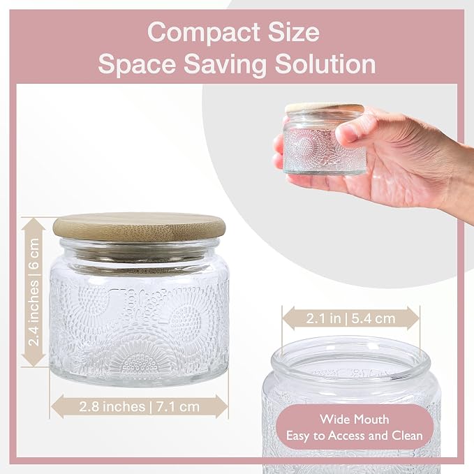 4 oz Colored Mini Glass Jars - Image 5