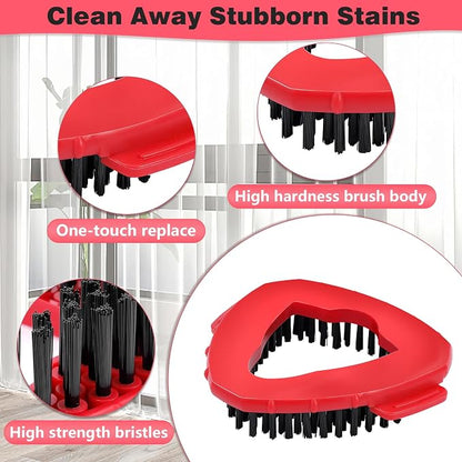 Mop Replacement Heads 2 Pcs & 1 Scrub Brush Combo - Image 5