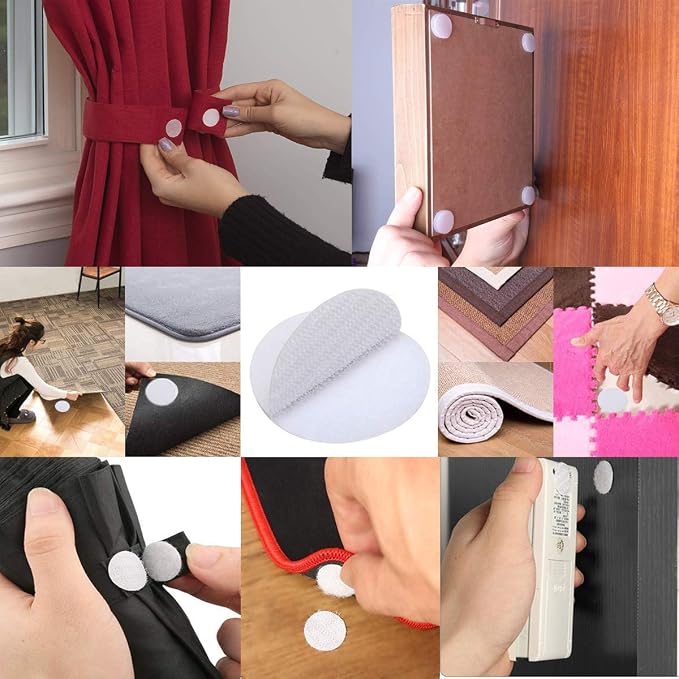 BRAVESHINE 24PCS Round Industrial-Strength Hook and Loop Fasteners - Image 7