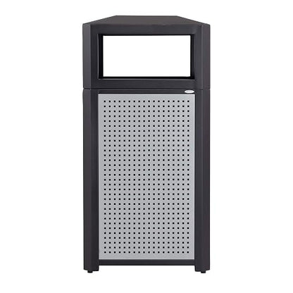 Safco Evos Steel Trash Can, 38 Gallons, Indoor and Outdoor Use, Commercial - Image 2