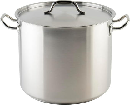 Winware Stainless Steel 32 Quart Stock Pot - Image 7