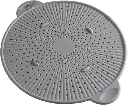Silicone Splatter Screen, Protect Stovetop and Counters, 3-in-1 Silicone by Simply+Served