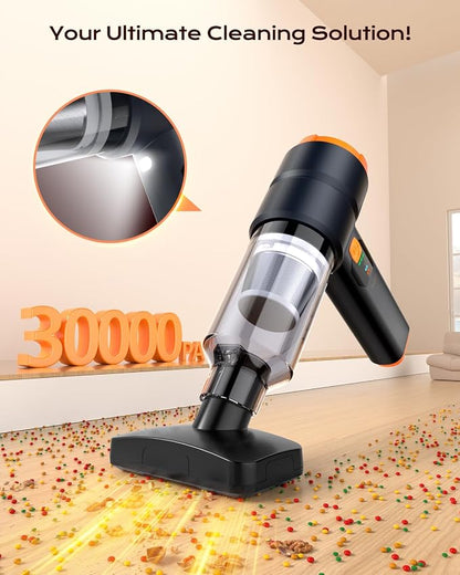Car Vacuum Portable Cordless, Handheld Vacuum Cordless - Image 2