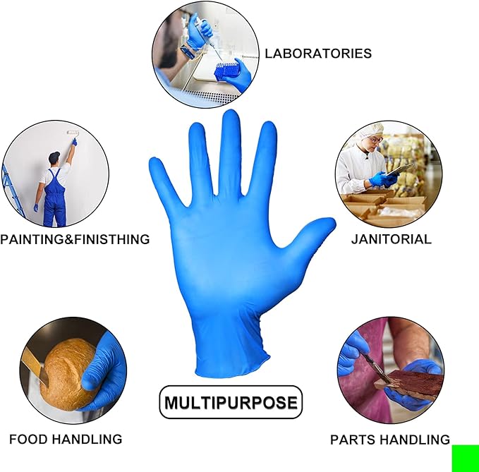PEIPU Nitrile Disposable Gloves，Powder Free, Cleaning Service Gloves, Latex Free - Image 2