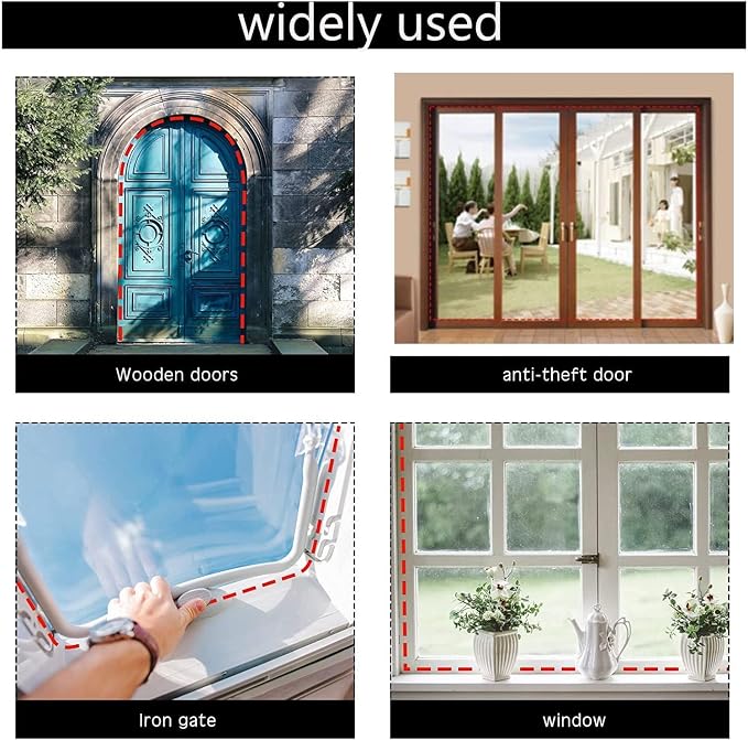 Brown Rubber Weather Stripping Door Seal Strip, D Shape Door Rubber Weather - Image 9