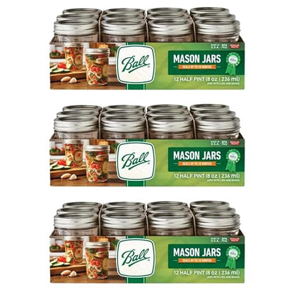Ball Regular Mouth Glass Mason Jars by BallJar